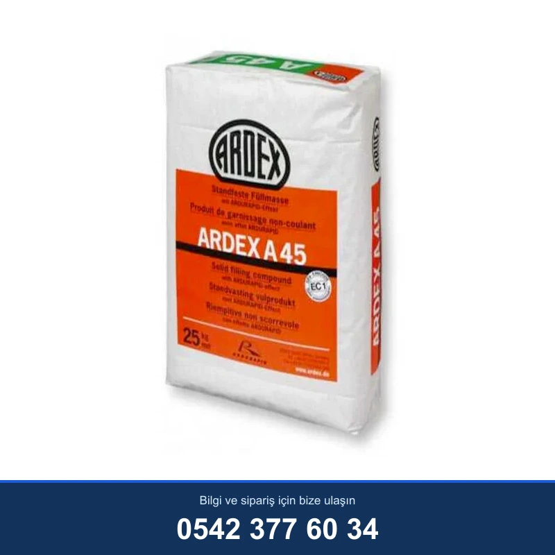 Beton Çatlak Tamiri ARDEX A45 – ARDEX beton tamir harcı