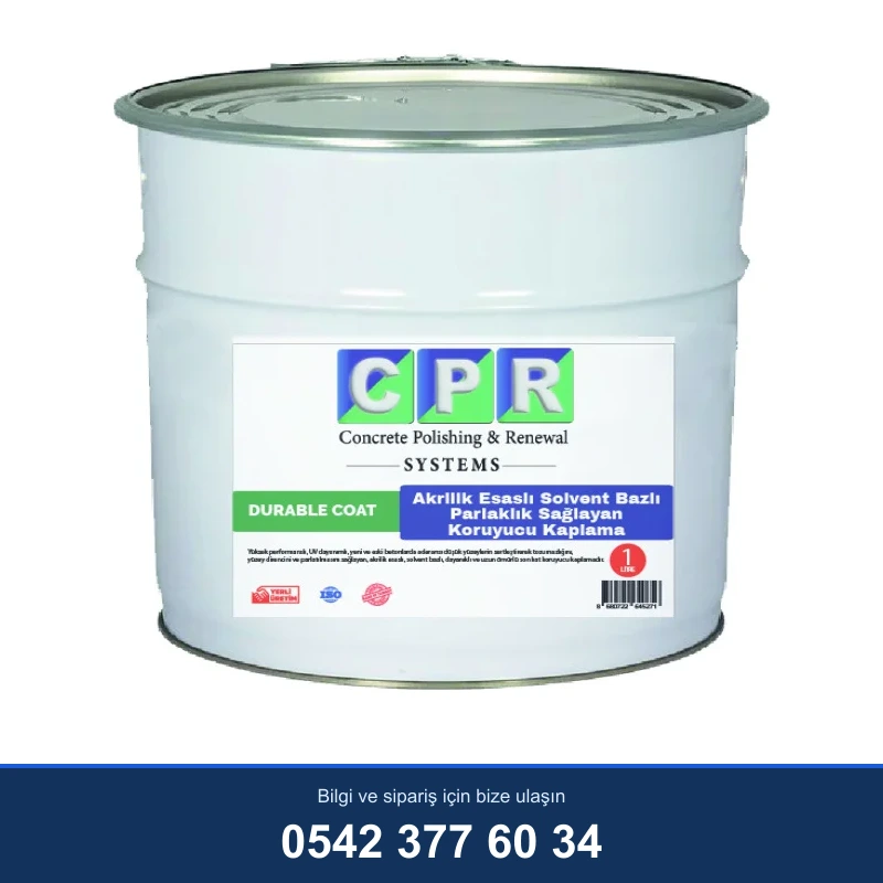 Beton Cilası CPR DURABLE COAT – CPR beton cilası