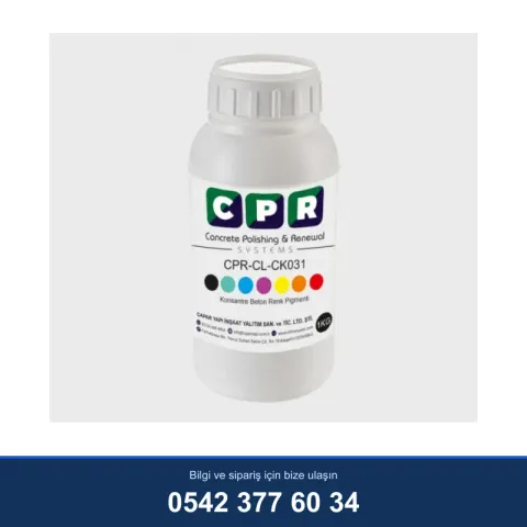 Beton Kimyasalı CPR CL KONSANTRE BETON RENK PİGMENTİ – İstanbul Silim Market
