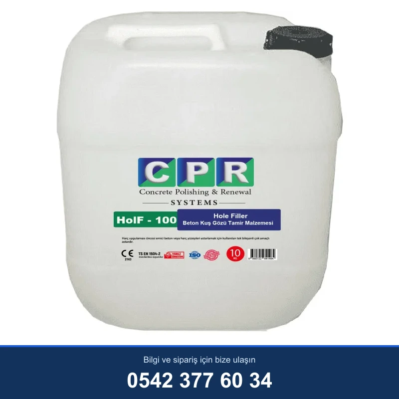 Beton Kimyasalı CPR LATEX PRO KUŞ GÖZÜ TAMİRİ – CPR beton yüzey tamir ürünü