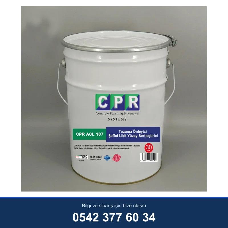 Beton Kimyasalı CPR PORSEALER – CPR beton koruyucu (sealer)