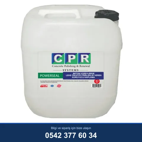 Beton Kimyasalı CPR POWERSEAL SEALER GLOSS – İstanbul Silim Market