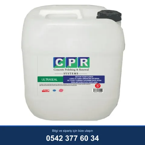 Beton Kimyasalı CPR ULTRASEAL SEALER GLOSS – İstanbul Silim Market