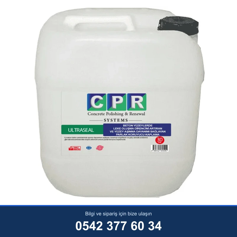 Beton Kimyasalı CPR ULTRASEAL SEALER GLOSS – CPR beton koruyucu (sealer)