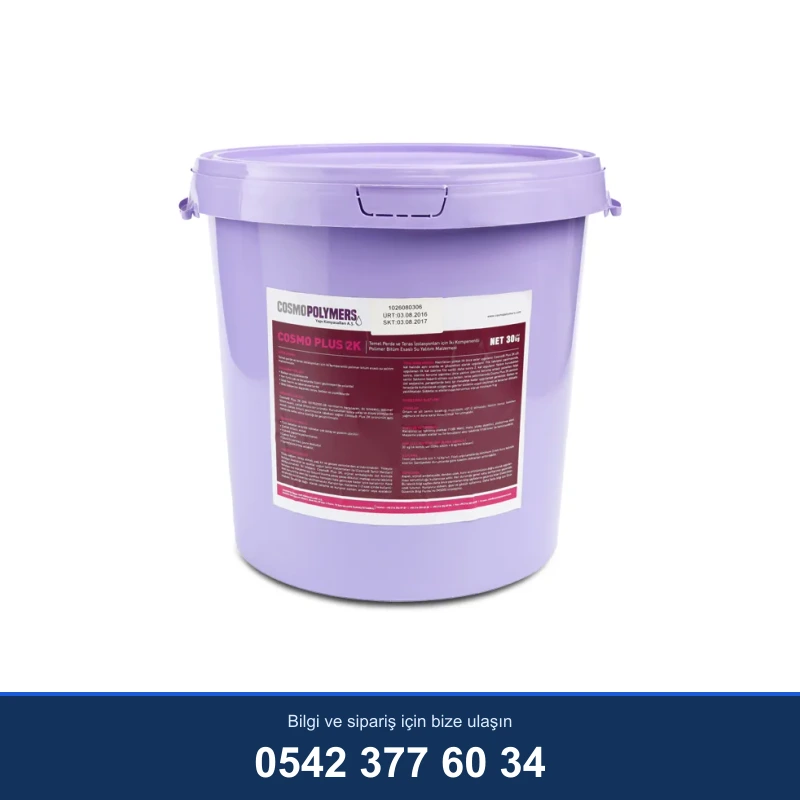 Cosmu Plus 2K – Cosmo Polymers sıvı su yalıtım malzemesi